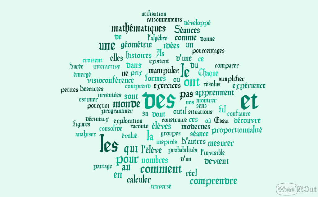 Sciences mathématiques - 6e