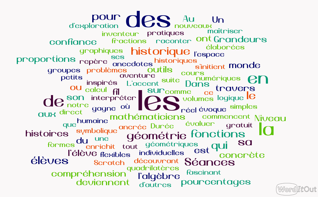 Sciences mathématiques 5e
